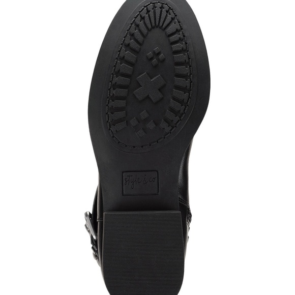 Style & co Women's Black Knee-High Boots 6.5 - Picture 6 of 6